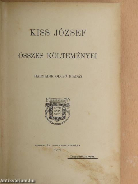 Kiss József összes költeményei