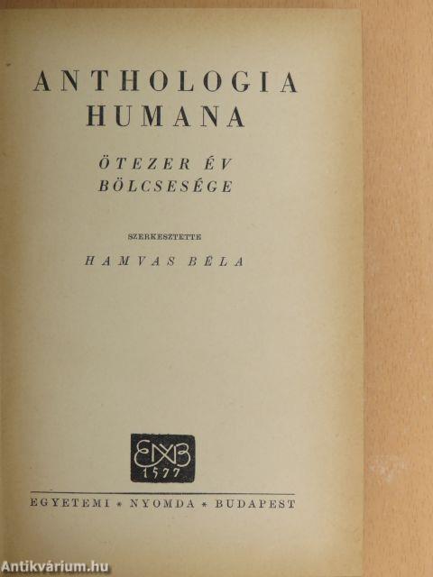 Anthologia humana