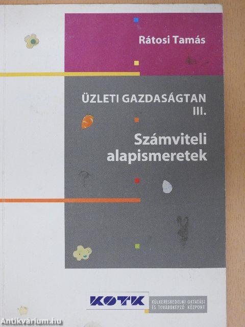 Üzleti gazdaságtan III.