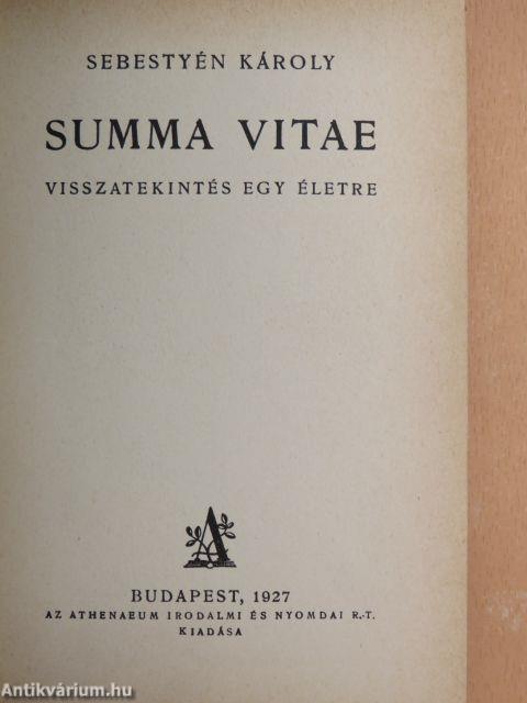 Summa vitae