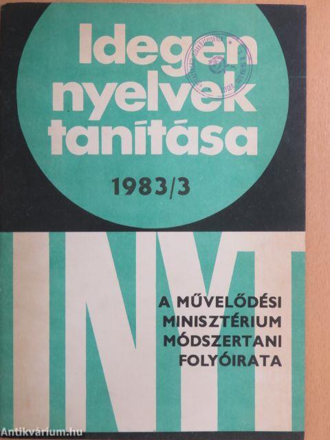 Idegen nyelvek tanítása 1983/3