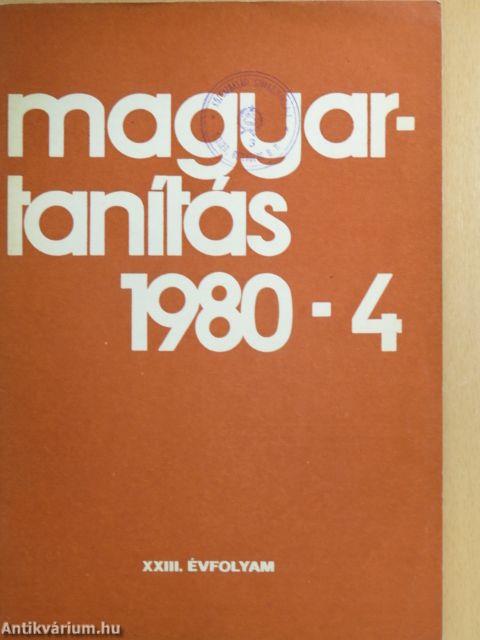 Magyartanítás 1980/4.