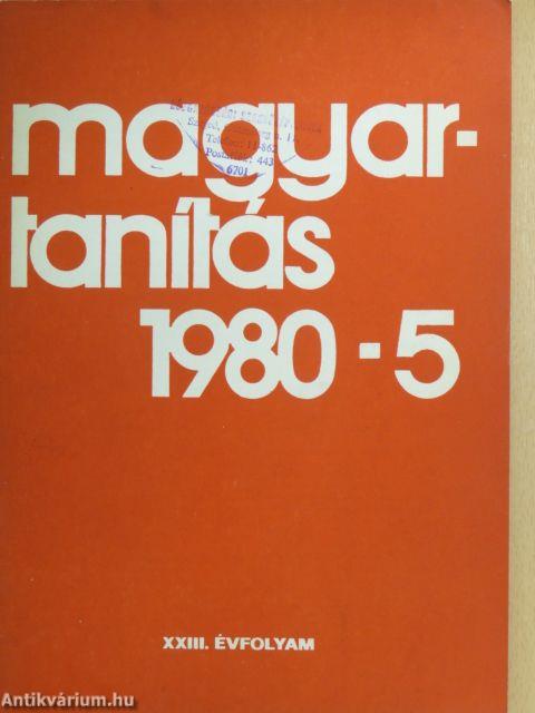 Magyartanítás 1980/5.