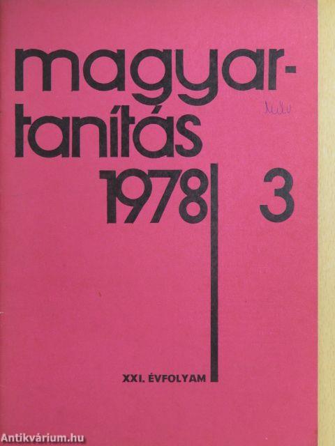 Magyartanítás 1978/3.