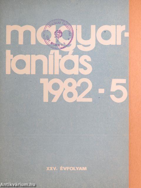 Magyartanítás 1982/5.