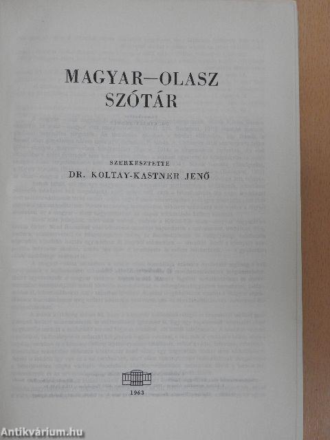 Magyar-olasz szótár