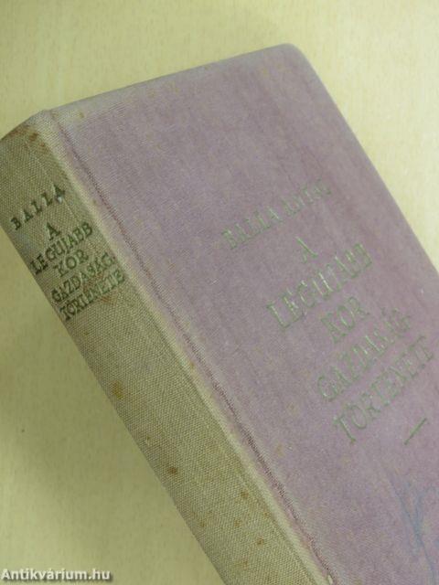 A legújabb kor gazdaságtörténete