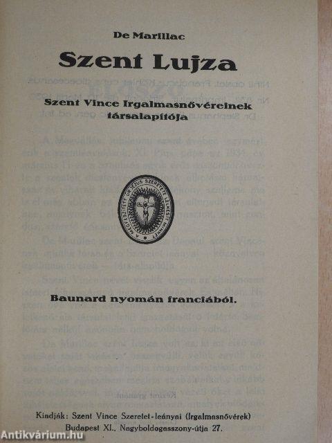 De Marillac Szent Lujza