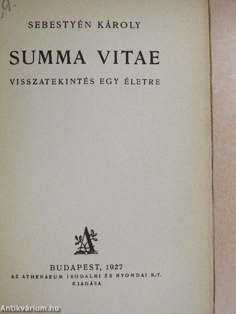 Summa vitae