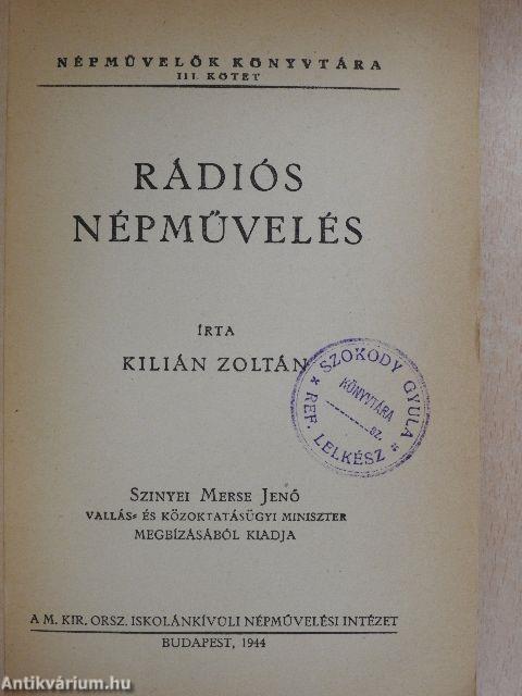 Rádiós népművelés