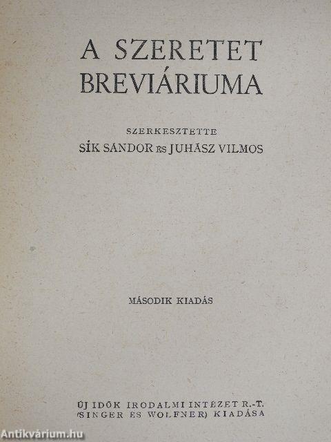 A szeretet breviáriuma