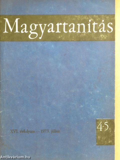 Magyartanítás 1973. július