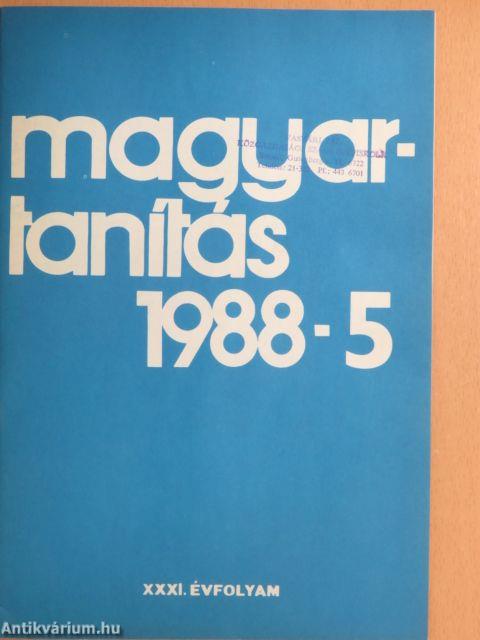 Magyartanítás 1988/5.