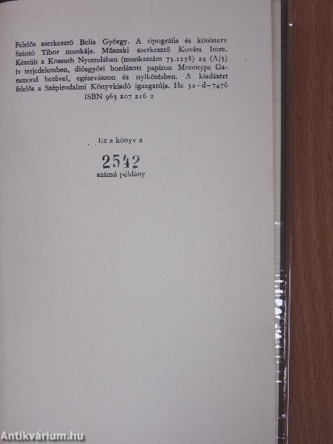 Balassi Bálint összes versei, szép magyar comoediája és levelezése