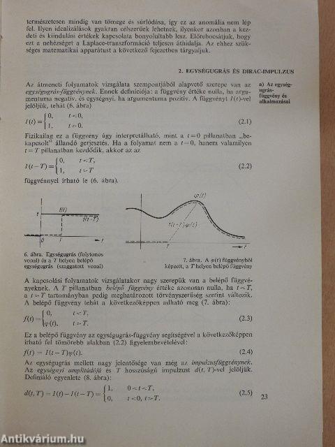 A Laplace-transzformáció műszaki alkalmazása