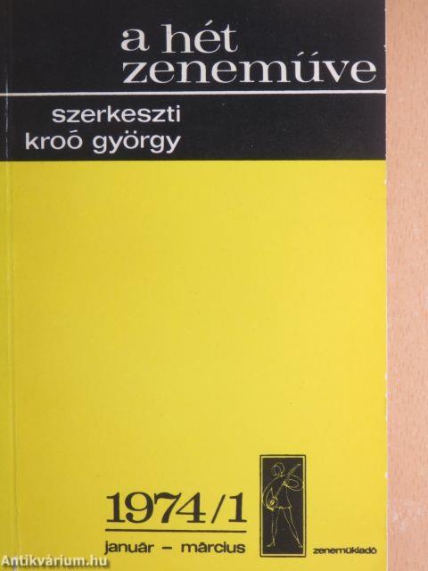 A hét zeneműve 1974/1-4.