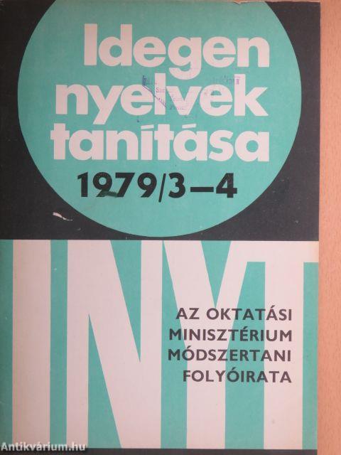 Idegen nyelvek tanítása 1979/3-4.