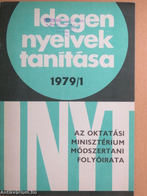 Idegen nyelvek tanítása 1979/1.