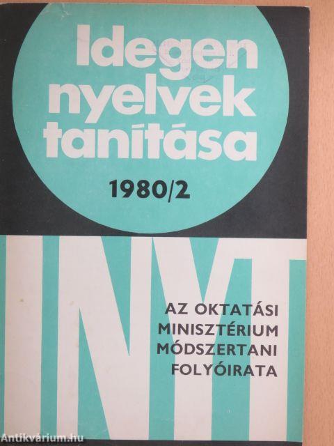 Idegen nyelvek tanítása 1980/2.