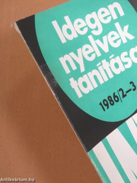 Idegen nyelvek tanítása 1986/2-3.