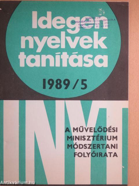 Idegen nyelvek tanítása 1989/5