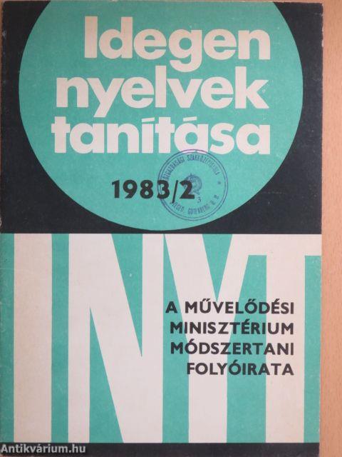 Idegen nyelvek tanítása 1983/2