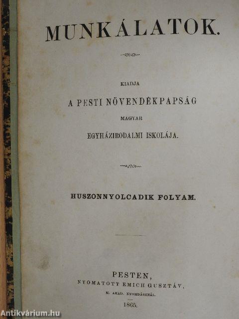 A protestantismus és katholicismus vonatkozással az europai polgárisodásra I.