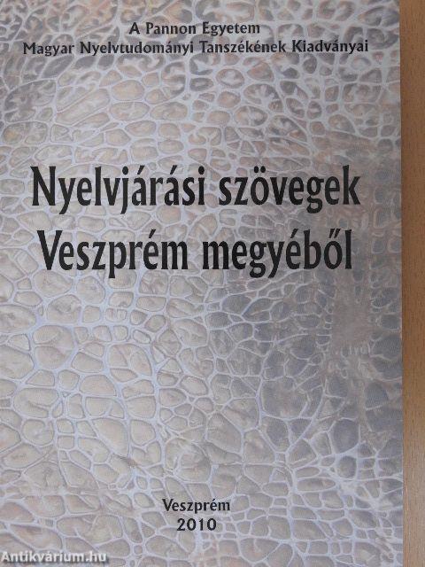 Nyelvjárási szövegek Veszprém megyéből