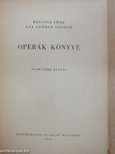 Operák könyve