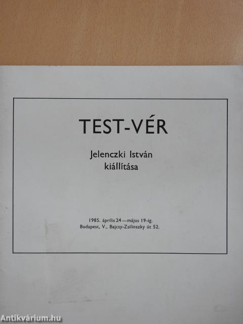 Test-vér (dedikált példány)