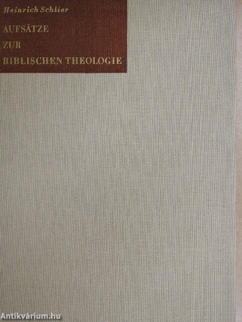 Aufsätze zur Biblischen Theologie