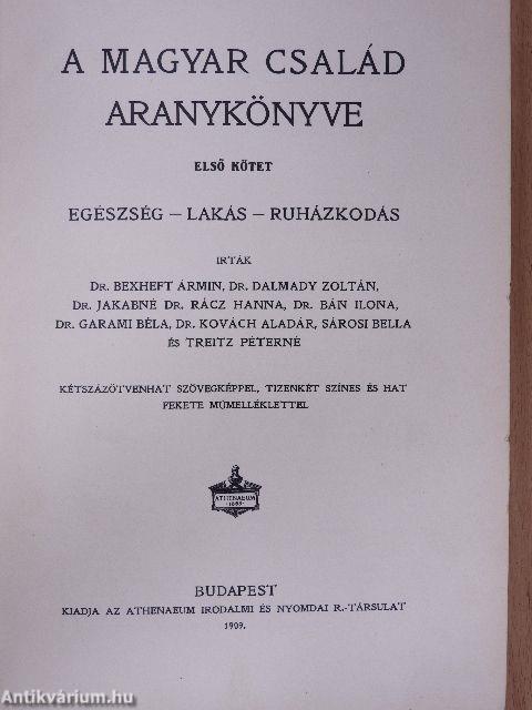 A magyar család aranykönyve I-III.