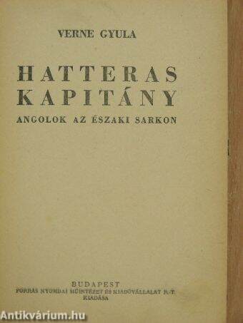 Hatteras kapitány