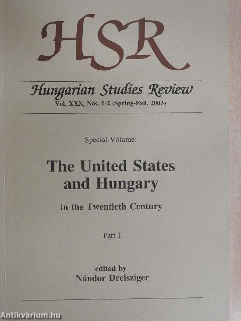 Hungarian Studies Review Spring-Fall, 2003