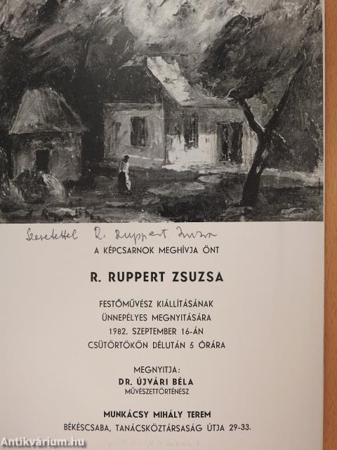 R. Ruppert Zsuzsa (dedikált példány)