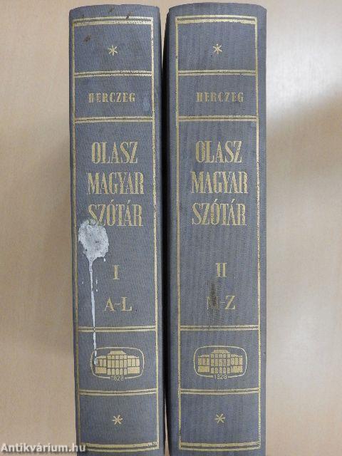 Olasz-magyar szótár I-II.