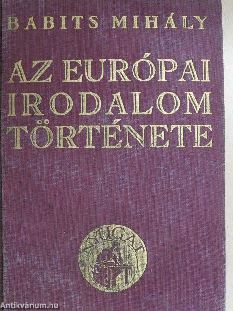 Az európai irodalom története