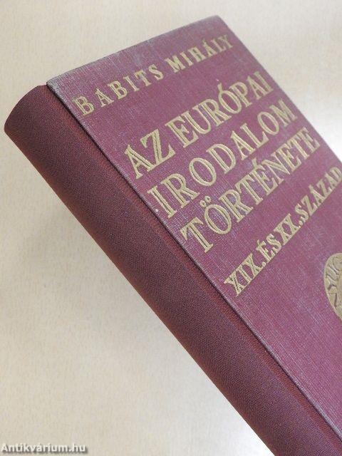 Az európai irodalom története