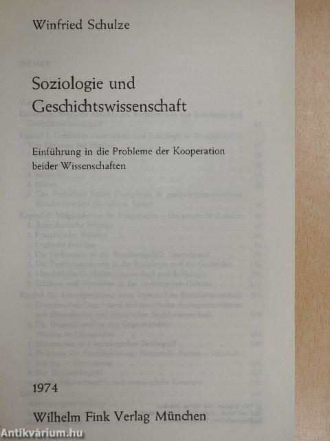 Soziologie und Geschichtswissenschaft