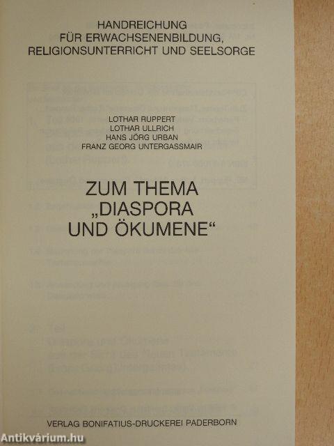 Zum Thema "Diaspora und Ökumene"
