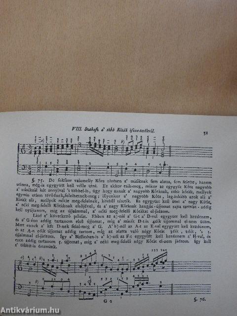 A' kótából való klavirozás mestersége, mellyet készített az abban gyönyörködők kedvéért, Gáti István