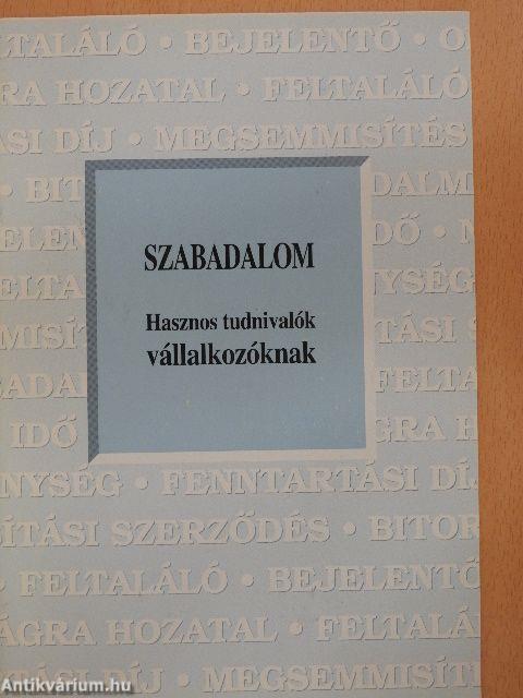 Szabadalom - Hasznos tudnivalók vállalkozóknak