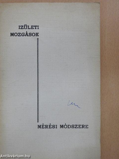 Izületi mozgások mérési módszere