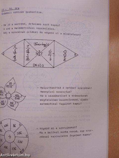 Matematika tanmenetjavaslat a Heurisztikus programozású olvasás- és írástanítási módszerhez 3.