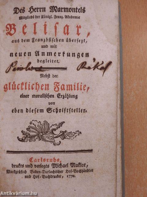 Moralische Erzählungen V. (gótbetűs)