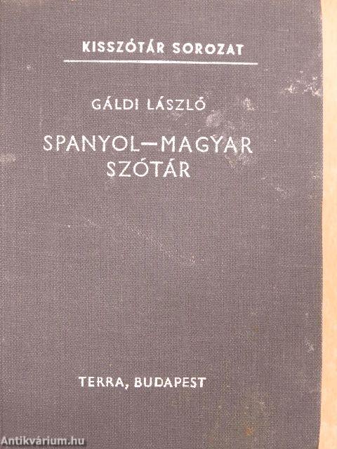 Spanyol-magyar szótár