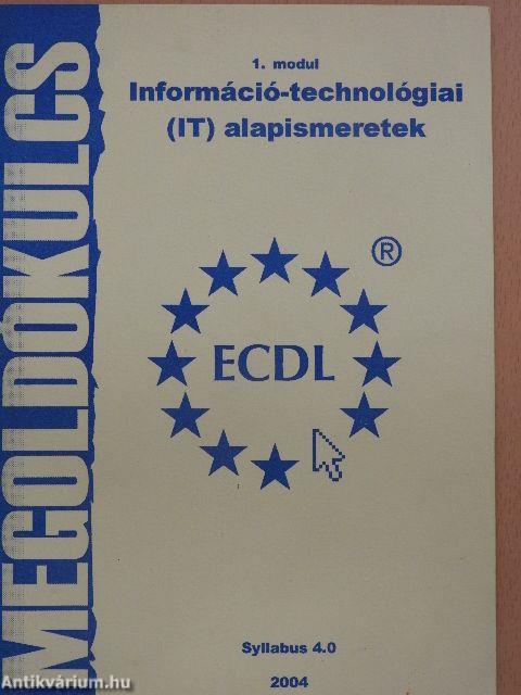 Információ-technológiai (IT) alapismeretek - ECDL megoldókulcs