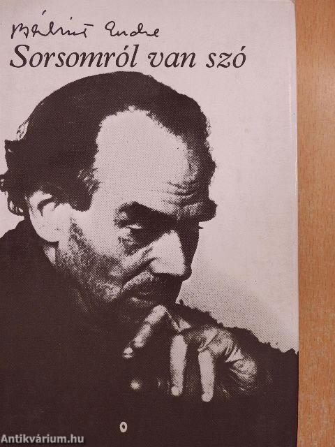 Sorsomról van szó