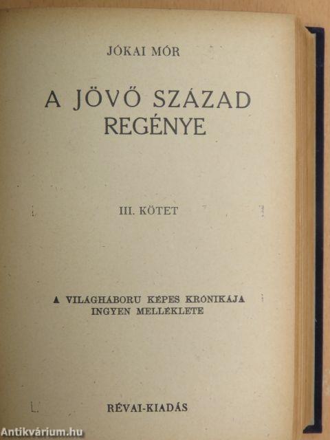 A jövő század regénye I-IX.