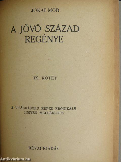 A jövő század regénye I-IX.